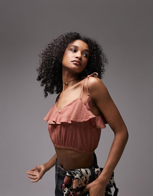 Topshop - Coordinato da mare color ruggine
