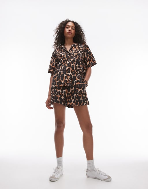 Topshop – Leopardmönstrat set