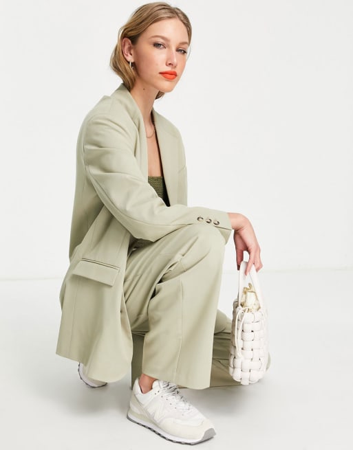 Topshop - Mensy - Abito coordinato color salvia