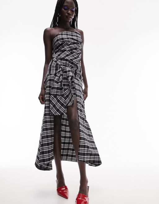 Zara plaid shop maxi skirt