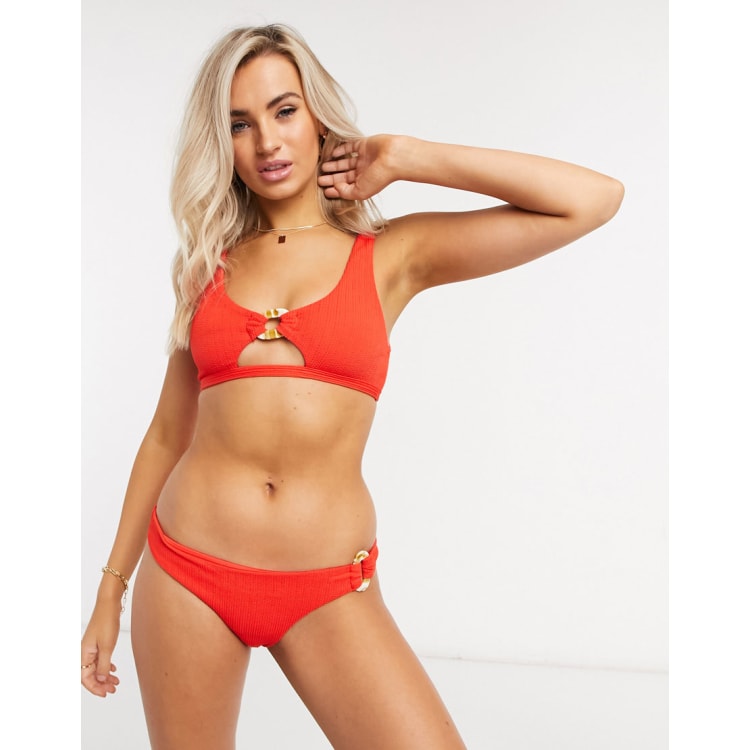 Topshop red sale swimsuit