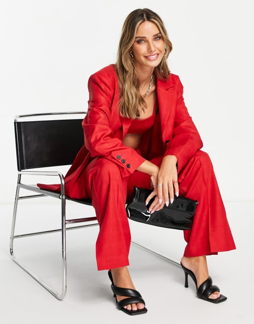 Topshop sales red suit