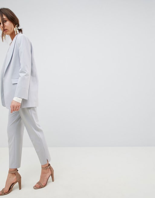 Traje de sastre en color huevo de pato Mix & Match de ASOS DESIGN