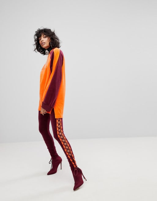 Trøje og leggings i velour fra Puma X Fenty