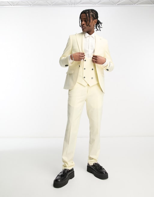 Twisted Tailor Buscot suit in off-white