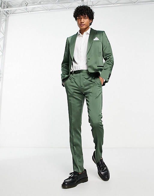 Twisted Tailor draco suit in khaki | ASOS