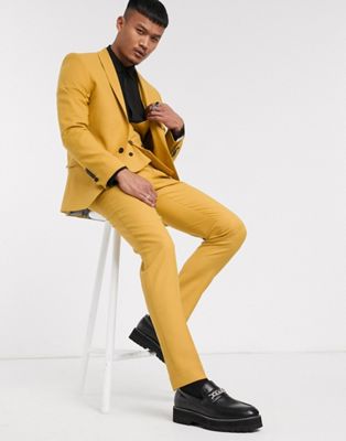 Twisted Tailor Hemmingway suit in dark yellow | ASOS