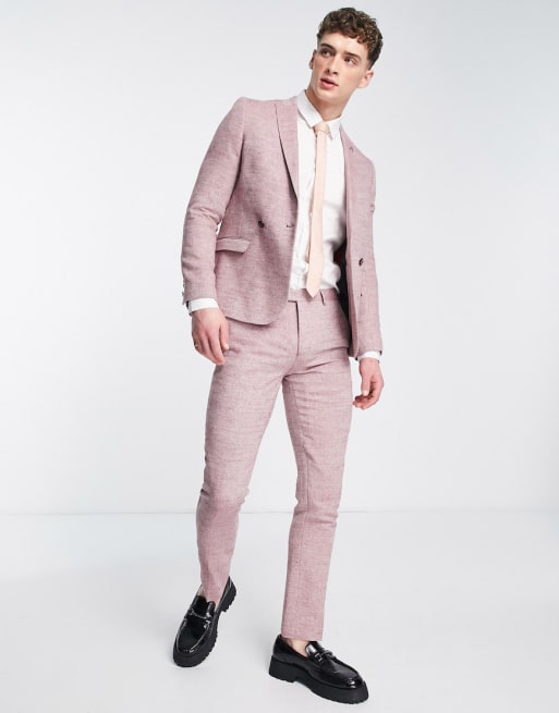 Twisted Tailor Pegas slim fit suit in burgundy