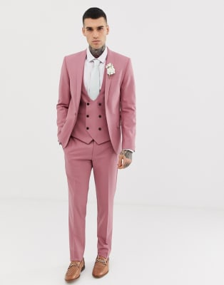 Twisted Tailor super skinny suit in dusky pink | ASOS