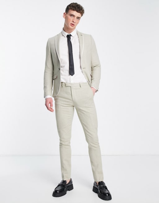 Twisted Tailor - Wair - Costume ajusté - Vert sauge