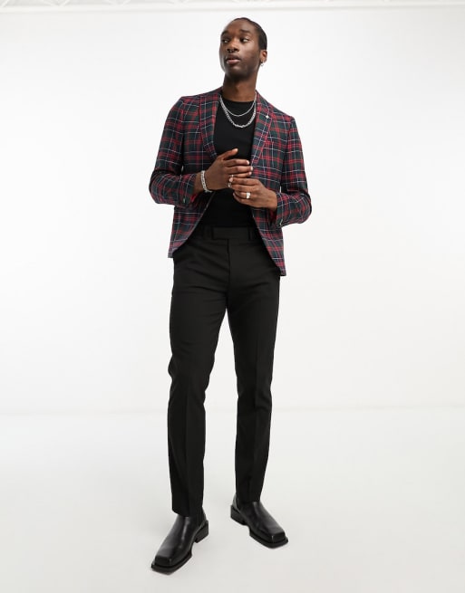 Twisted Tailor Woolf check suit in green