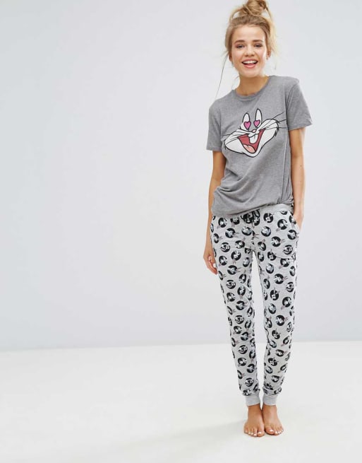 Undiz Buloviz Bugs Bunny Pyjama Set ASOS