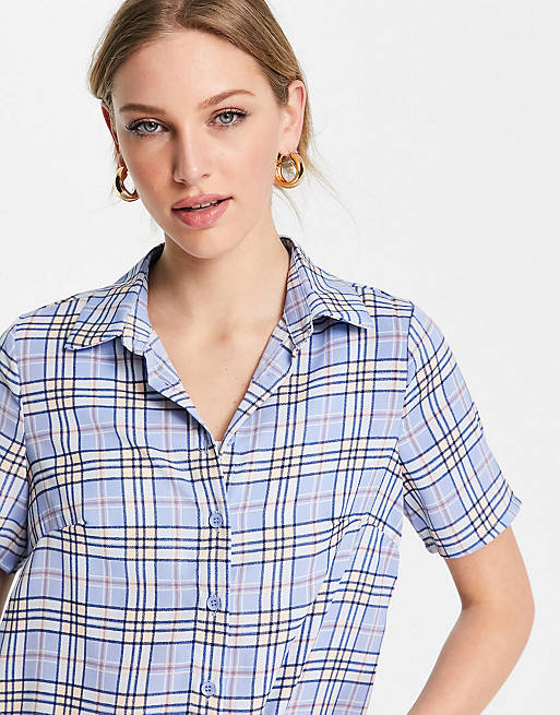 Urban Threads co-ord in blue check | ASOS