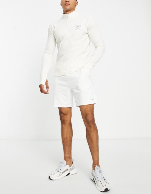 VAI 21 - Coordinato con polo stile tennis color crema con set abbinato