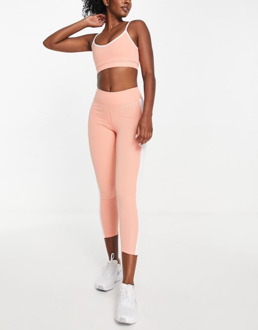 VAI21 - Co-ord set met lange legging in oranje