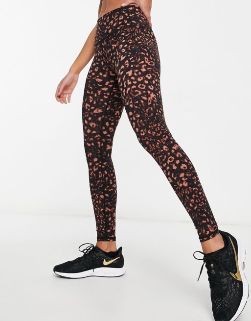 Varley Luna leggings in textured animal print