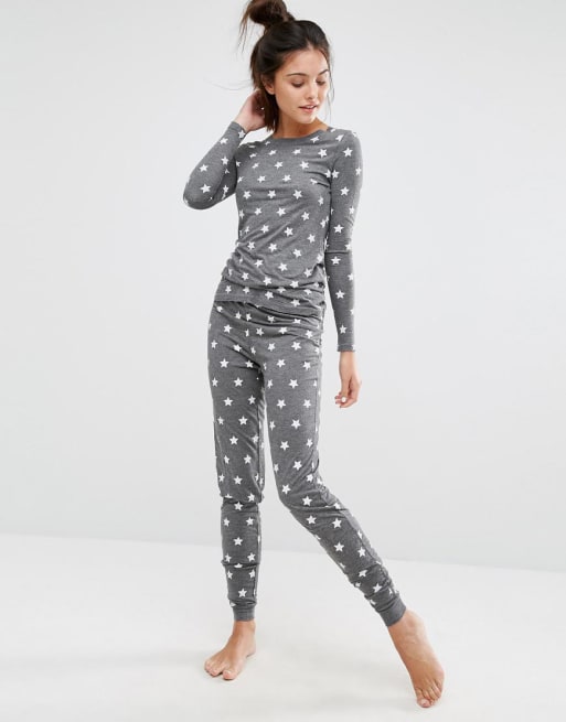 Vero Moda Star Print Pyjama Set ASOS