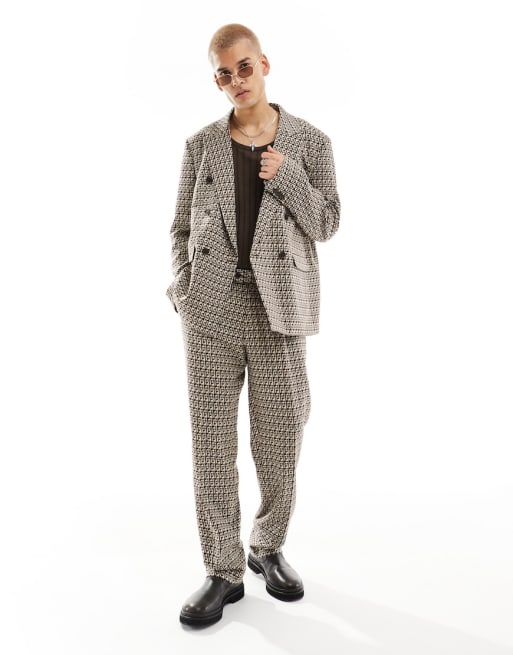 Viggo fernandes checked suit