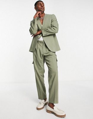 Viggo viera technical suit set in khaki