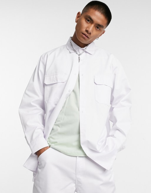 Vintage Supply - Ensemble style charpentier - Blanc
