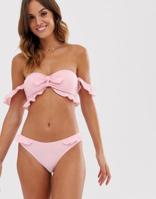 off the shoulder bikini set