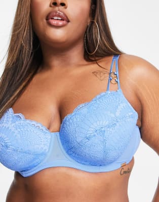 We Are We Wear Curve - Ensemble lingerie - Bleu