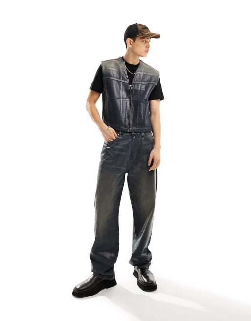 Weekday Galaxy co-ord in blue wash