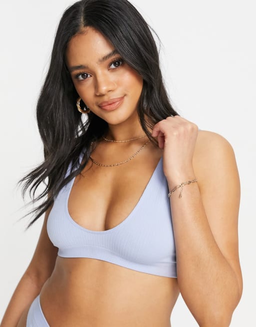 Weekday - Lingeriesetin blauw