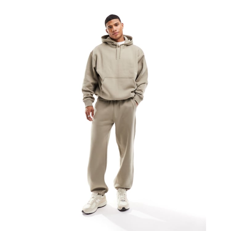 Weekday relaxed fit heavyweight hoodie and sweatpants set