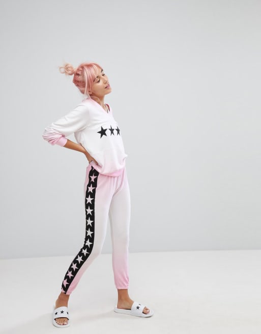 Wildfox Star Print Sublimation Sweatshirt Jogger Set ASOS