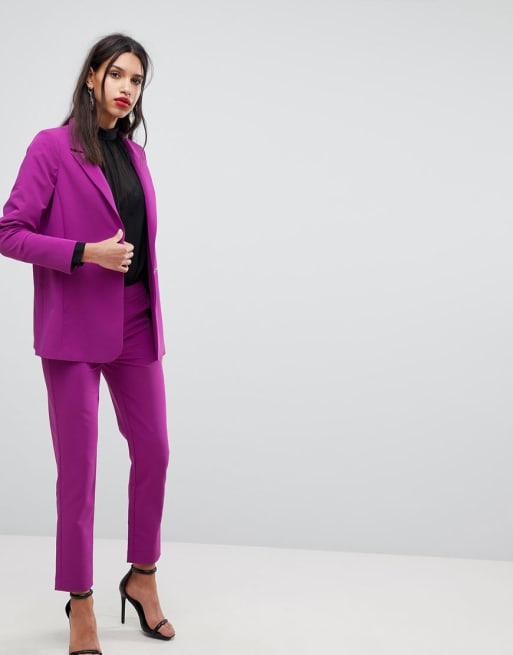 Y.A.S - Blazer e pantaloni sartoriali in colore acceso - In coordinato