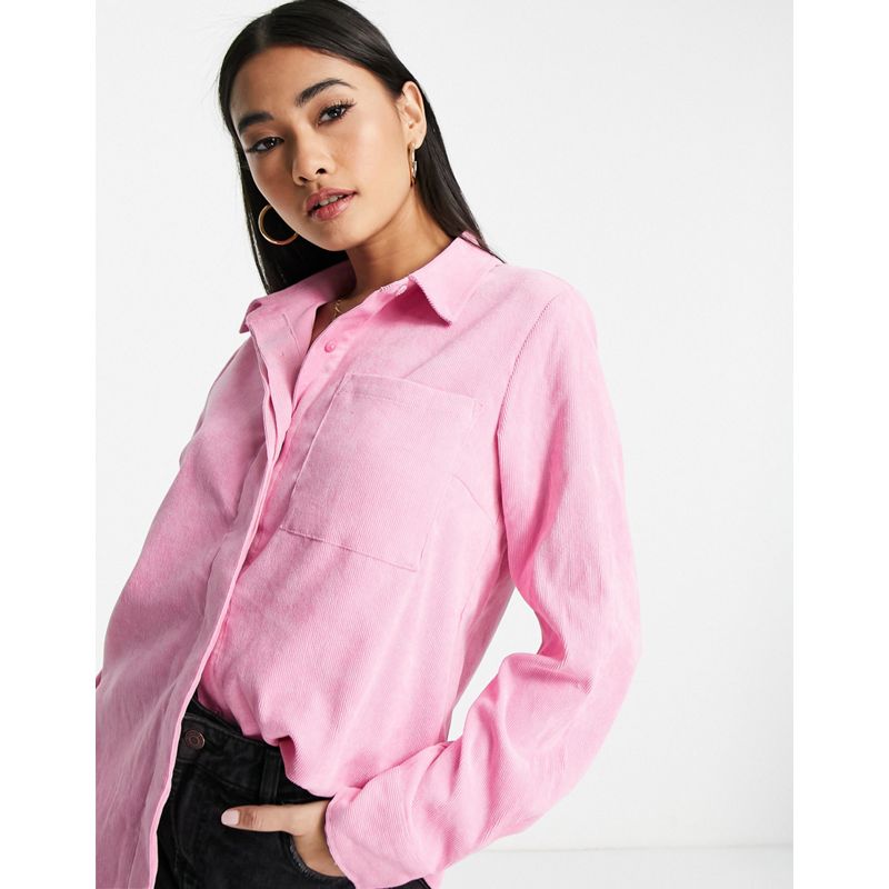 Donna Giacche Y.A.S - Coordinato con giacca e pantaloni in velluto a costine rosa
