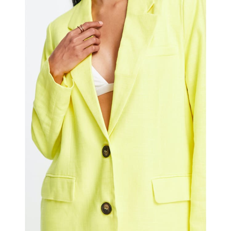 Ensemble best sale blazer jaune