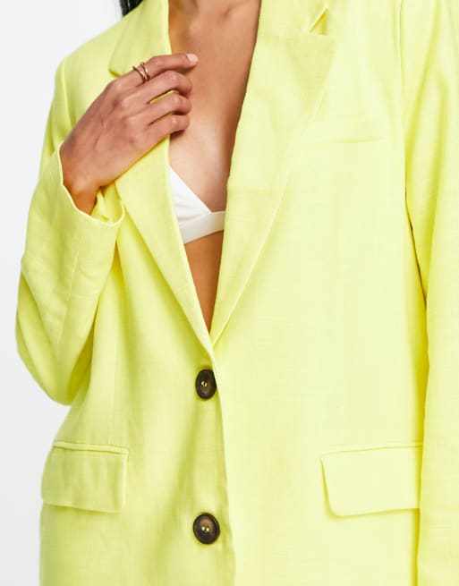 Yellow on sale neon blazer