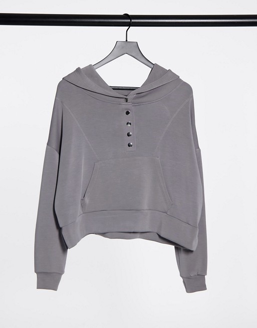 Y.A.S lounge hoodie co-ord in grey