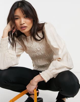 mini skirt and blouse