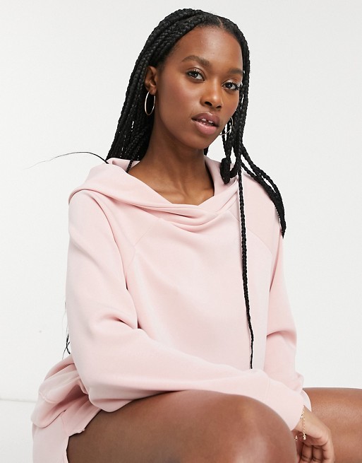 Y.A.S premium hoodie co-ord in pink