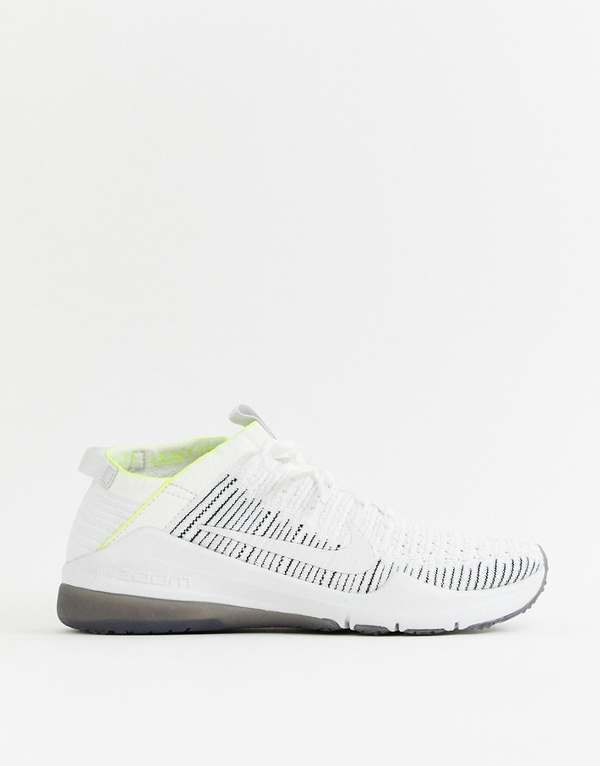 Nike Training Air Zoom Fearless Trainers In White And Lime