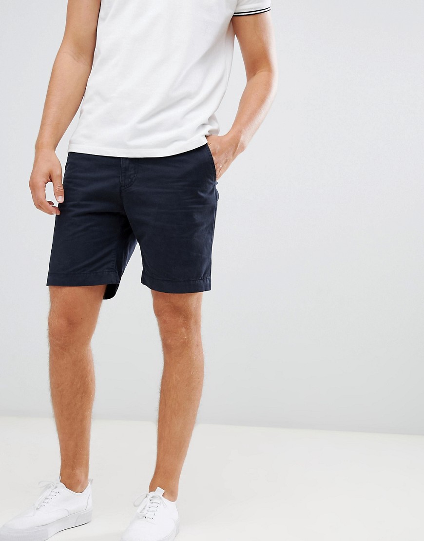 Pier One Chino Shorts In Navy