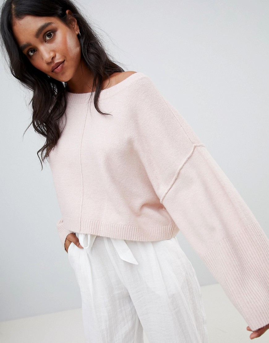 Micha Lounge Oversized Cropped Jumper