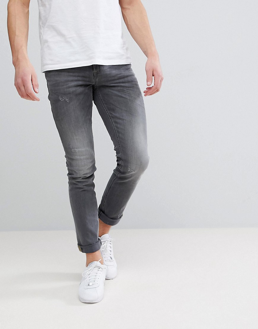 Blend Cirrus Skinny Fit Jeans Denim Grey - Midwash
