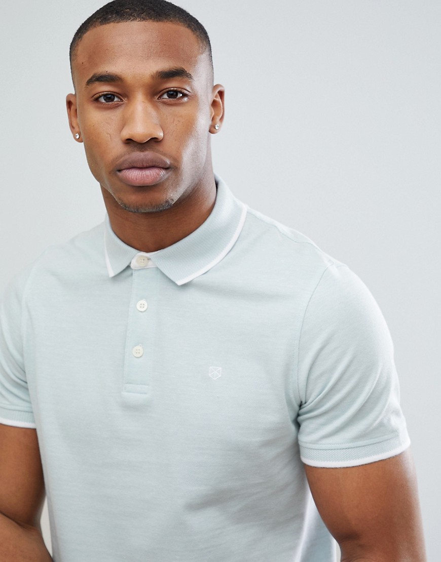Jack & Jones Premium polo shirt with tipping