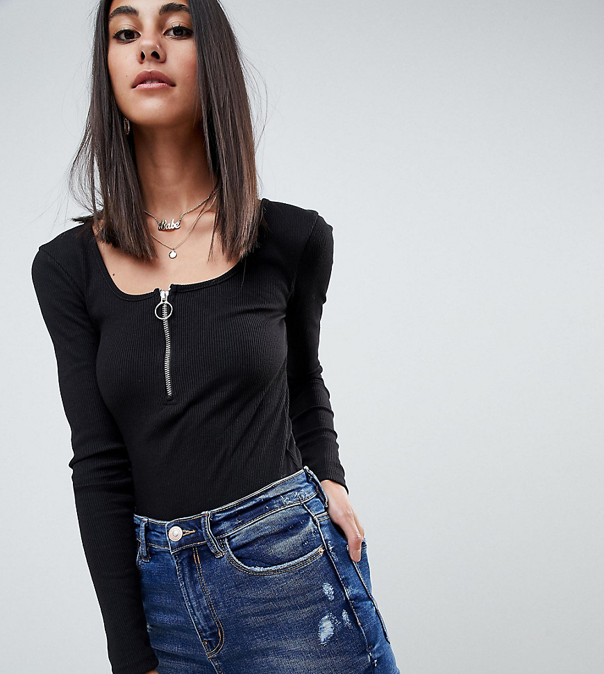 Missguided Tall Zip Front Body