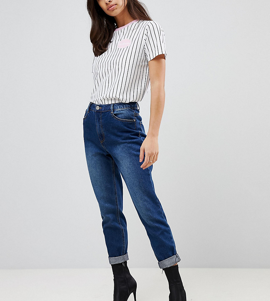 Missguided Petite Riot High Rise Mom Jeans