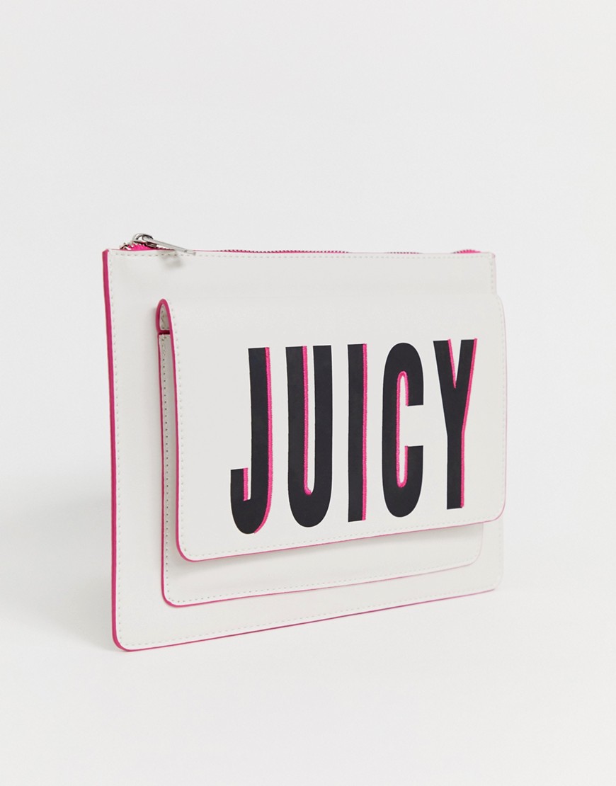 Juicy Couture logo clutch