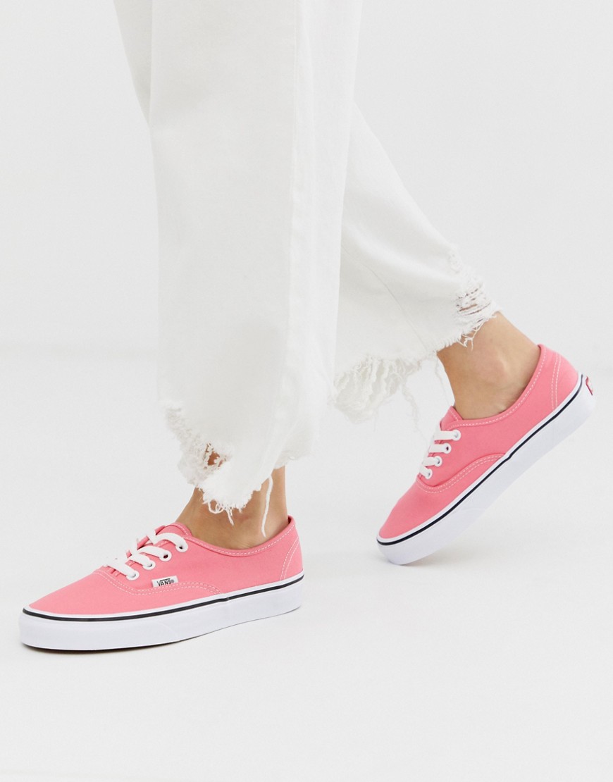 Vans Authentic recycled polyester pink trainers