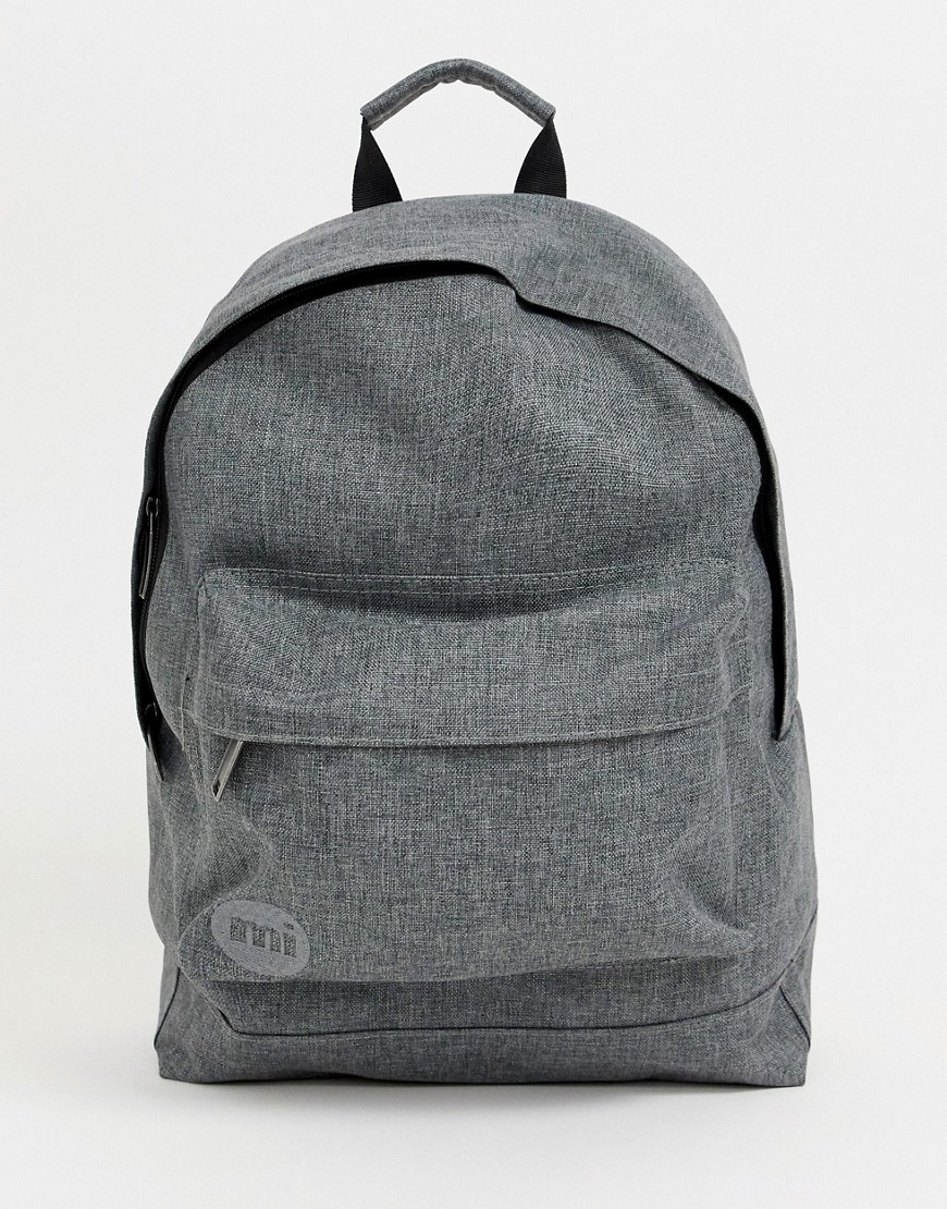 Mi-Pac Crosshatch backpack in grey
