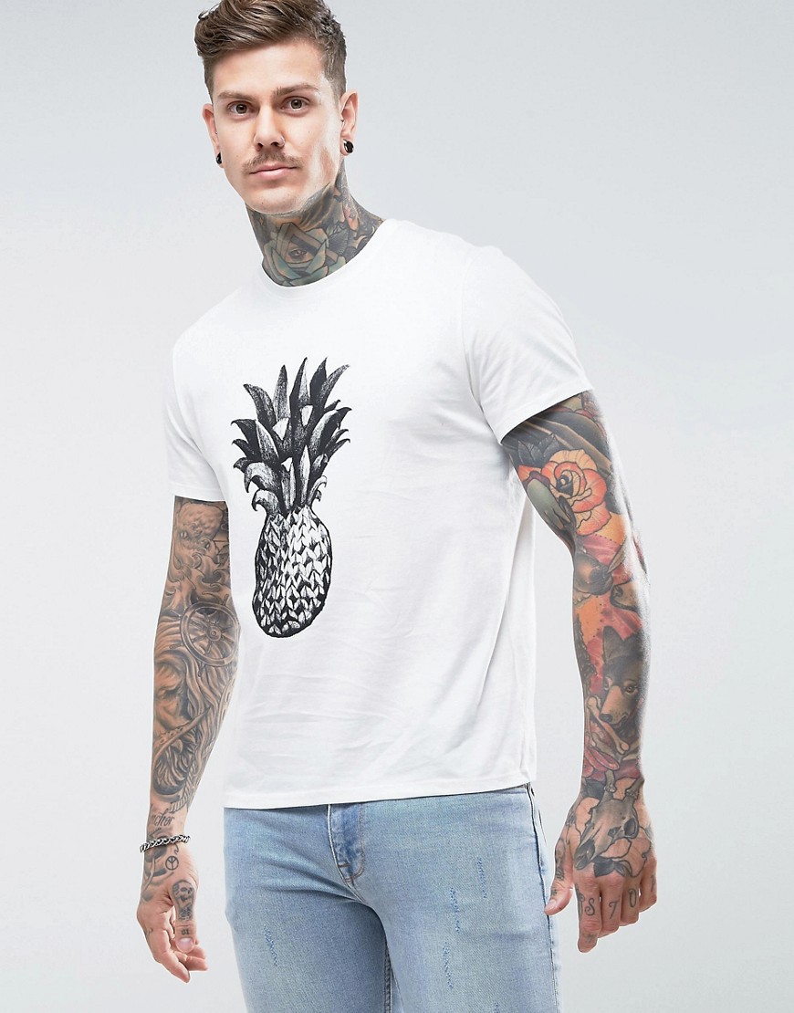 People Tree Pineapple T-Shirt - White