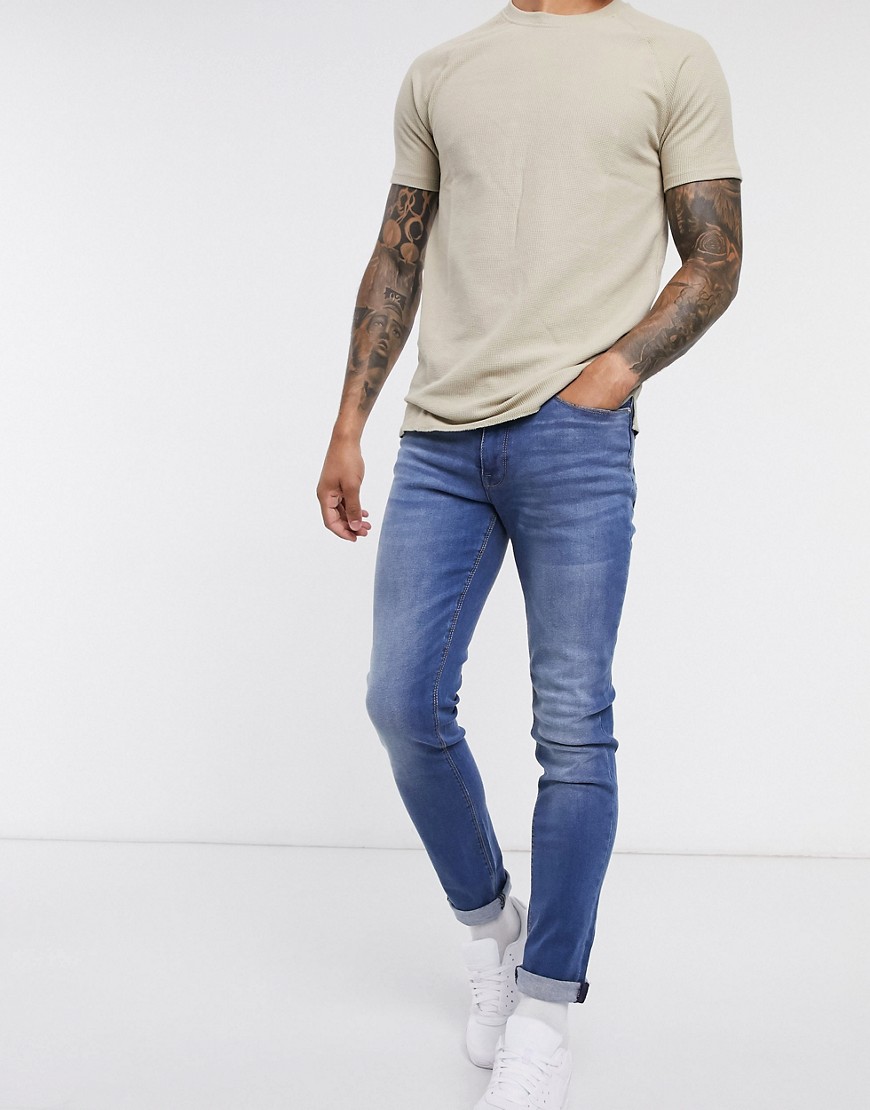 Voi Jeans skinny jeans in dark washed blue