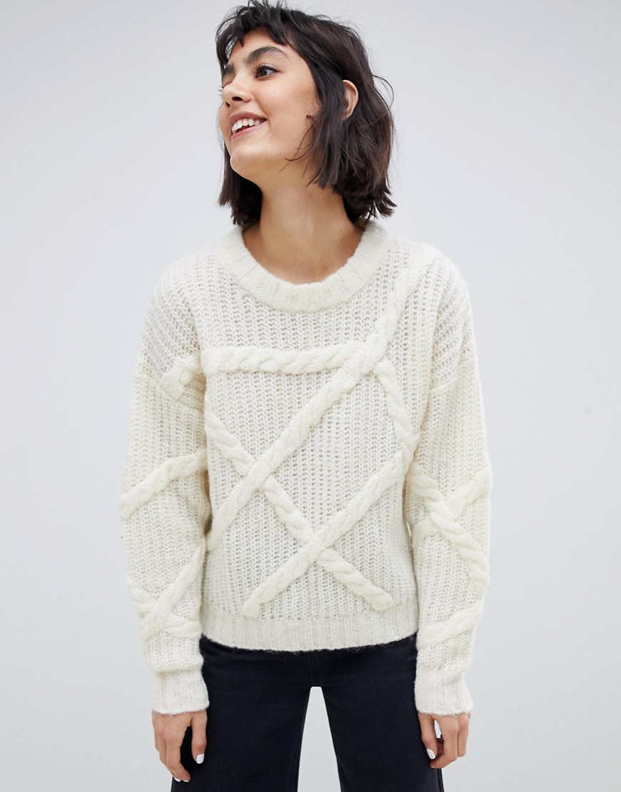Selected Gina alpaca wool blend jumper